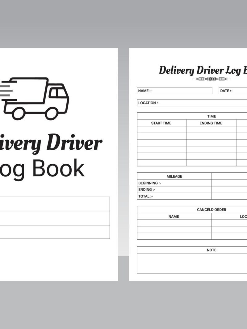 Delivery Notebooks Printing