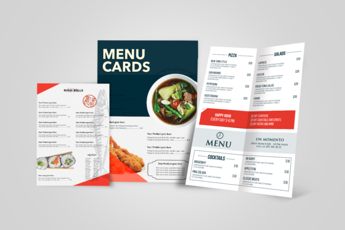 Menu Printing
