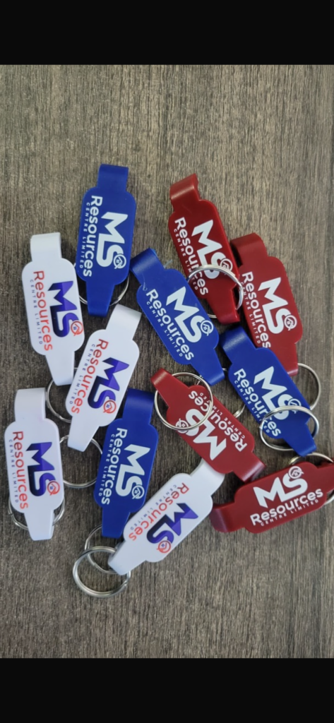 Custom branded promotional keyrings